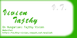 vivien tajthy business card